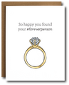 FOREVER PERSON ENGAGEMENT CARD