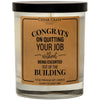 CONGRATS ON QUITTING CANDLE