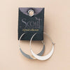 CRESCENT HOOP EARRING