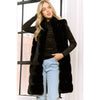 LONG FURRY PUFFER VEST
