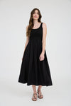 MIX MEDIA TANK MIDI DRESS