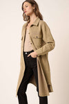 ACID WASH FRENCH TERRY SHACKET