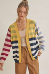 MULTI STRIPE CARDIGAN