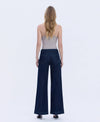 HIGH RISE SEAMLESS WB TROUSER HEM WIDE JEANS F5902