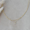 PAPER CLIP HEART NECKLACE