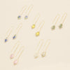 PRESSED FLOWER THREAD EARRINGS