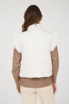 FLUTTER SLEEVE PUFFER VEST
