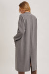 OPEN FRONT OVERSIZED LONG CARDIGAN