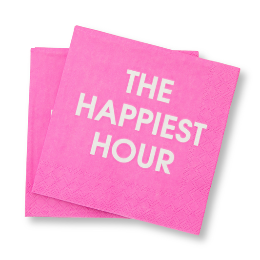 THE HAPPIEST HOUR NAPKIN