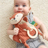 FOX CRINKLE TOY WITH TEETHER