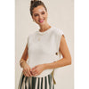 SIDE BUTTON SWEATER VEST