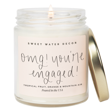OMG! YOU'RE ENGAGED CANDLE