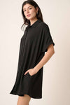 AIRFLOW MINI SHIRT DRESS