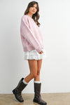 CHECKERED KNIT SWEATER