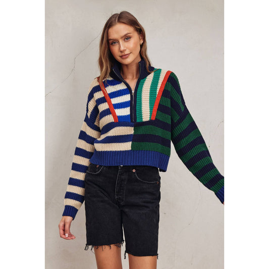 COLORBURST HALF ZIP