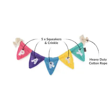 PARTY BANNER DOG TOY