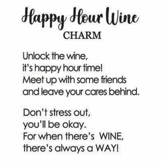 HAPPY HOUR WINE CHARM