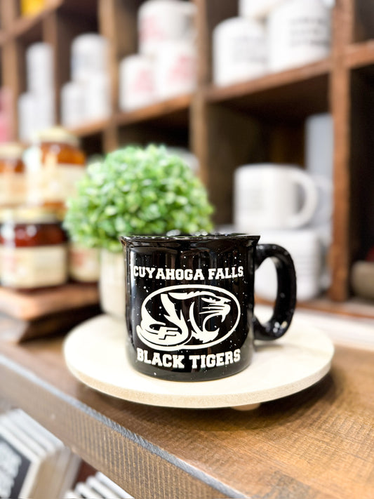 C FALLS TIGER CAMPFIRE MUG