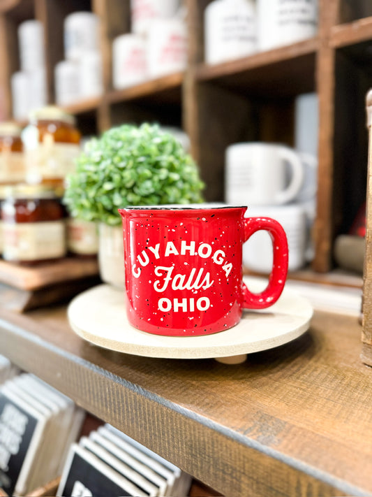 CUYAHOGA FALLS CAMPFIRE MUG