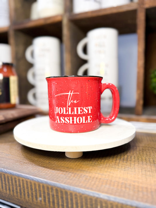 JOLLIEST ASSHOLE CAMPIRE MUGS