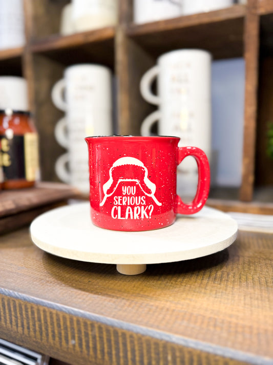 SERIOUS CLARK CAMPFIRE MUG