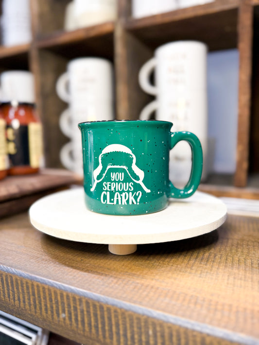 SERIOUS CLARK CAMPFIRE MUG