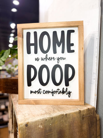 POOP MOST COMFORTABLY