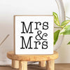 MRS & MRS WOOD BLOCK