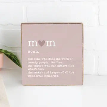 MOM DEF WOOD BLOCK