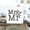 MR & MR WOOD BLOCK