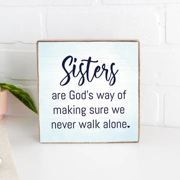SISTERS WOOD BLOCK