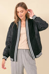 QUILTED OPEN CARDIGAN