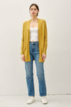 OPEN FRONT ESSENTIAL CARDIGAN