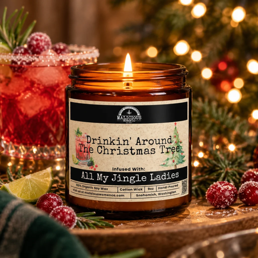 DRINKIN ROUND THE XMAS TREE CANDLE
