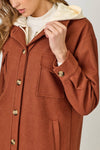 TWOFER HOODIE SOLID COAT