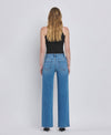 HIGH RISE MEDIUM WASH WIDE JEANS