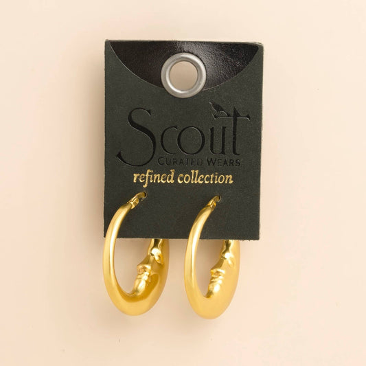 MOON HOOP GOLD