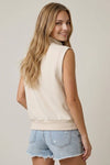 MODAL HALF ZIP TANK TOP