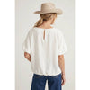 BUBBLE HEM TOP