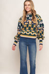 JACQUARD KNIT SWEATER