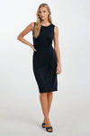 FRONT TWIST MIDI DRESS