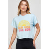 HERE COMES THE SUN CROP TOP