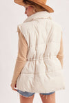 FUNNEL NECK PUFFER VEST