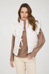 FLUTTER SLEEVE PUFFER VEST