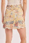 VINTAGE PRINT MINI SKIRT