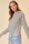 ASYMMETRICAL FLEECE HOODIE