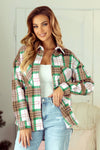 CHRISTMAS PLAID FLANNEL SHACKET