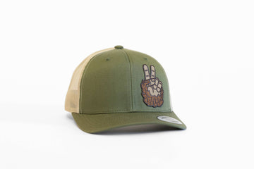 BIGFOOT PEACE TRUCKER HAT