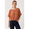 BUBBLE HEM TOP