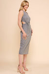 TWIST CUT-OUT DRESS